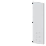 SIVACON, door half, left, with ventilation openings, IP40, H: 1800 mm, W: 450 mm