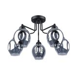 FILLAN 5 CHANDELIER BLACK E27 5X60 IP20