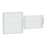 Partition Plate, PrismaSeT 6300, form 2, vertical partition bottom top, for enclosures W700, 1 set 10