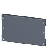 SIVACON, mounting plate, mounting with bracket, H: 200 mm, W: 400 mm, zinc-plated The SIVACON
