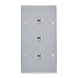 Art d'Arnould universe Memory three two-way or lever switch 10A - brushed steel