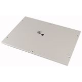 XTSZPTAC-W800 Top plate for OpenFrame, closed, W=800mm, grey