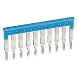 Bridging comb Cosga 10 blocks 6mm pitch blue
