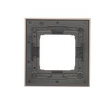 IP44 double frame, black matt