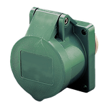 receptacle, 32A3p4h50V100-200Hz, IP44