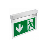 Emergency LED luminaire CORSO, 3 W, 300 lm, AC220-240V, 6400K, IP40, 3 hours, dual-mode, TEST button