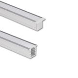 Built-in aluminum profile VI 18x15mm without diffuser 2m