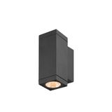 THEO PRO S, wall light up/down, DALI P2 2700K 12W 24ø anthr