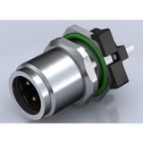 Built-in plugs, M12, Mounting thread: M 12, Number of poles: 4, Strand / cable length: