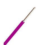 PVC Insulated Wires H07V-U (Ye) 1,5mmý, violet (The price is shown without markup on metals. Request a quote for accurate information)