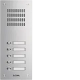ELCO TVG-5/1 flush-mounted door station 5 buttons ESTA stainless steel 1-row