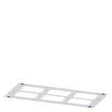 Roof plate for module inserts IP54, D: 400mm W: 850mm