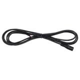 Power connector socket free end (AWG 22/0.34 mm2) black max. 3 A length 2 m