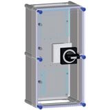 Switch enclosure prepared for 1 NZM2 MCCB 3P