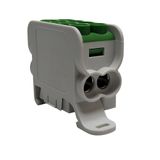 HLAK25 1P green 2xAl/Cu 25mm²+16mm² 1000VAC/1500VDC Main branch terminal