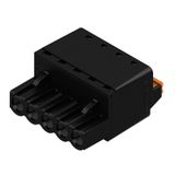 PCB plug-in connector, female plug, 5.08 mm, Number of poles: 5, 180°, PUSH IN with actuator, Clamping range, max. : 3.31 mm², Box