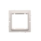 Transition adapter for 45x45 mm fitting type, white