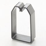 WIRING CONDUIT CLAMP 75X37.5MM RAL7030