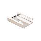 Metal handle for NC profile