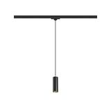 MAVRO for 3-circuit tracks pendant black/gold 230V LED 12W 38° 3000K