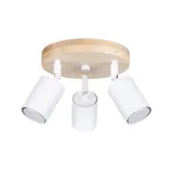CEILING LAMP VERDO 3P WHITE GU10 3X10W IP20