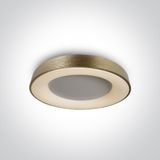 BRUSHED GOLD PLAFO 50W WW IP20 230V