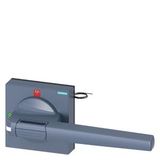Handle with masking plate standard with lighting, size 100x 100
