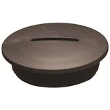 Plug Round Polyamide 6 with 25 Percent Glass Fibre M32 Black RAL 9005
