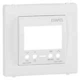 COV PLATE F/TWO CIRC DIG TIME SWITCH WHITE