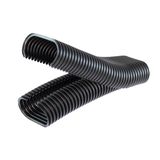 Deelbare flexibele buis; zwart;