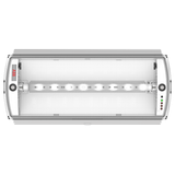 Self-contained 4 watt, surface mount led luminaire, 3 hours, including BlueTooth wirless control module for NaveoPro, series Aqualux