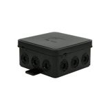 Puszka n/t 85x85x41 IP54 12-wl  V6 czarna