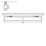Light Channel Systems Finea Lens White rectangular ET 33W 2955lm Wide reduced glare UGR19 (W19) IK03 3 SDCM