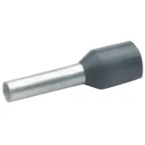 Insulated wire end ferrule, 1.5 mm², 14 mm/8 mm long, DIN 46228/4, black, 4728