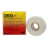3M™ Glass Cloth Electrical Tape 27, 19 mm x 20 m, 0.18 mm