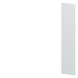 SIVACON, side panel, flat, IP40, H: 2000 mm, W: 400 mm, RAL 7035