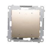 Roller blind controller, 8A, Gold matt, metalic