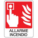 Fire sign - Al - Dimensions: 160x210 mm