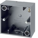 Surface-mtd housing 1gang, S.1, al. matt