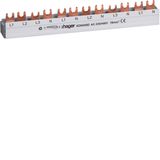 Insulated busbar 3P+N 80A fork 16mm² 12M