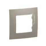 PLAQUE 1 POSTE TAUPE