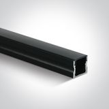 BLACK PROFILE 2m + PC BLACK diffuser