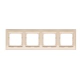 Two gang switch for IP44 version, 10AX, white