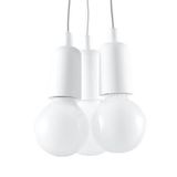 HANGING LAMP DIEGO 3 WHITE E27 3X60W IP20