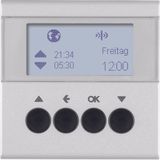 KNX radio blind time switch quicklink, display, S.1/B.7, al., matt, la
