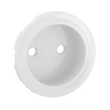 Socket Trim 2P - White