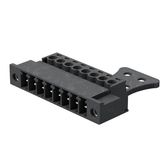 PCB plug-in connector, male plug, 3.81 mm, Number of poles: 12, 180°, Clamping yoke connection, Clamping range, max. : 1.5 mm², Box