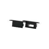 STRIPLINE ENDCOVER KIT UPOTETTAVAT MUSTA