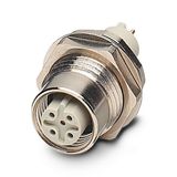 SACC-DSIV-M12FSB-5CON-L180-SI - Device connector, rear mounting
