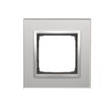 Single frame, glass, Silver mist